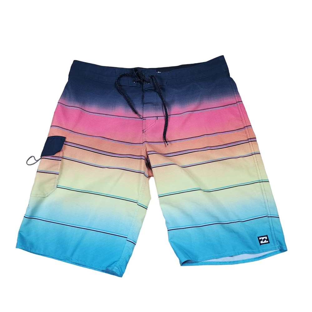 Billabong mens size 32 multi color board shorts
